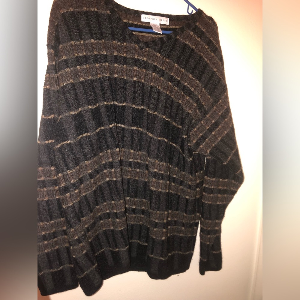 Vintage v-neck grandpa sweater